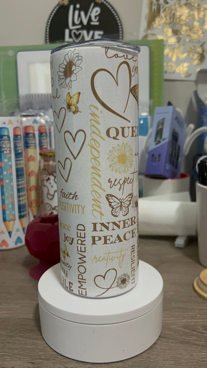 Queen Butterfly| 20oz Insulated Stainless Steel Tumbler