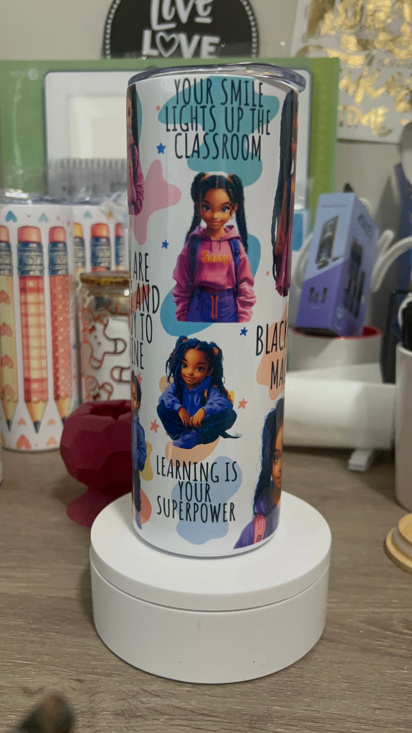 Black Girl Magic| 20oz Stainless Steel Tumbler
