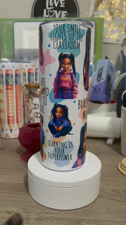 Black Girl Magic| 20oz Stainless Steel Tumbler