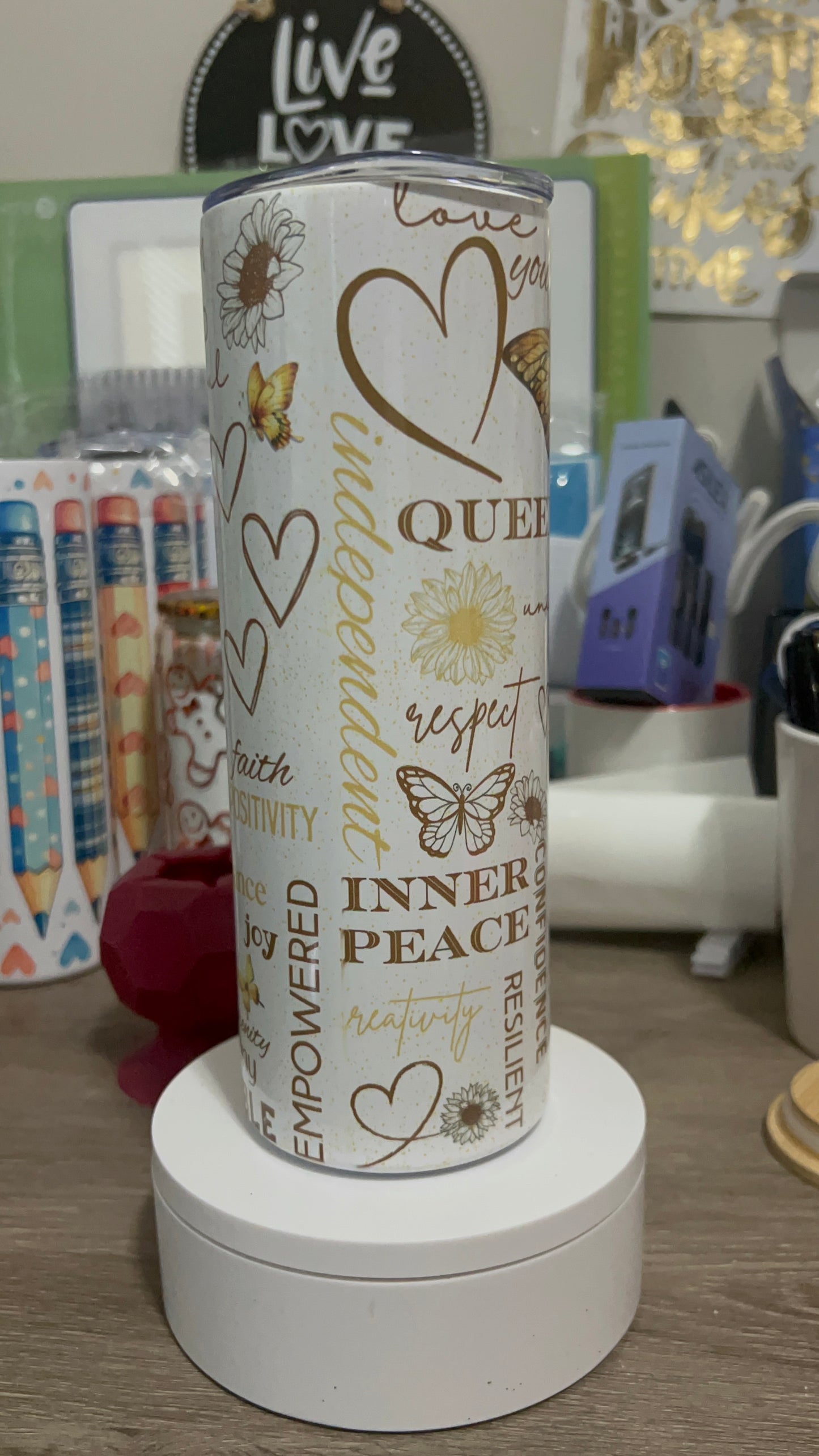 Queen Butterfly| 20oz Insulated Stainless Steel Tumbler