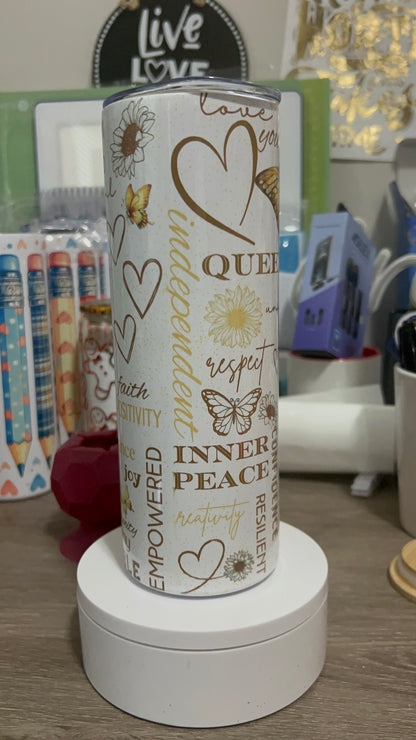 Queen Butterfly| 20oz Insulated Stainless Steel Tumbler