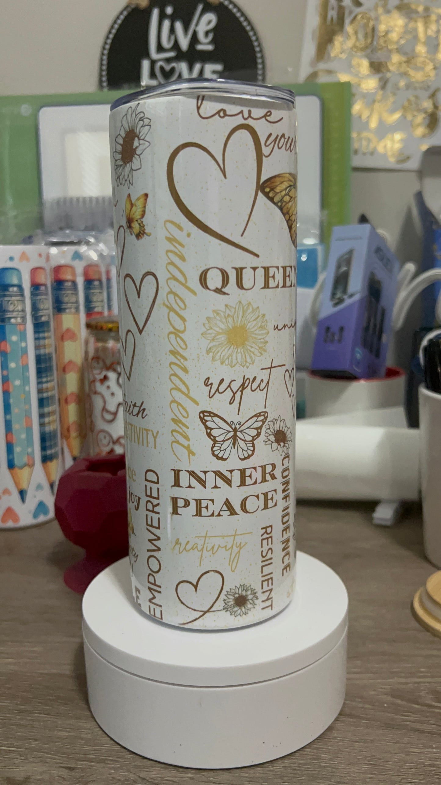 Queen Butterfly| 20oz Insulated Stainless Steel Tumbler