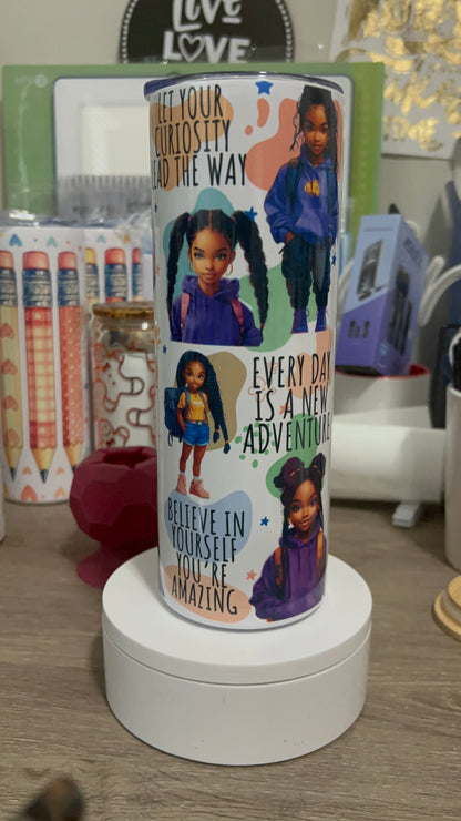 Black Girl Magic| 20oz Stainless Steel Tumbler